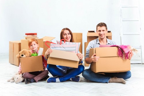 Office furniture pick-up for a Mill Hill business premises