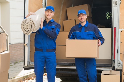 Local removal van ready for a move in Mill Hill