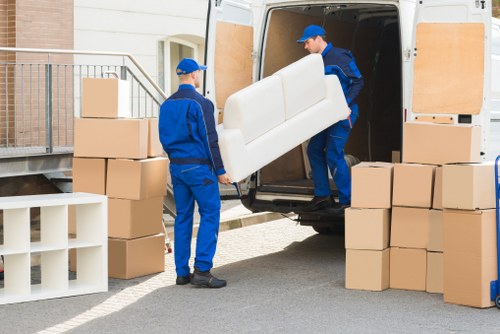 Man and van service booking and moving items with a van