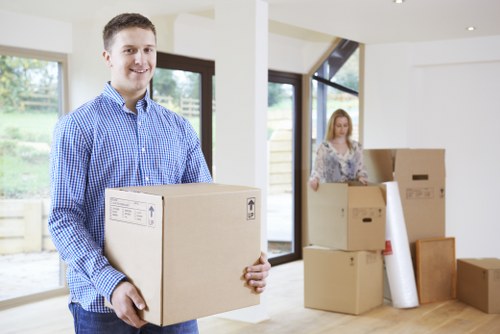 Secure transport of belongings during house removals in Millhill