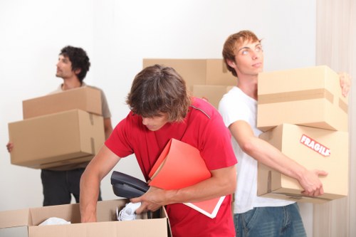 Staff training and careful handling during a Millhill man and van move