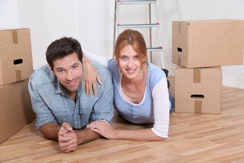 Professional office relocation services in Millhill packing desks and files