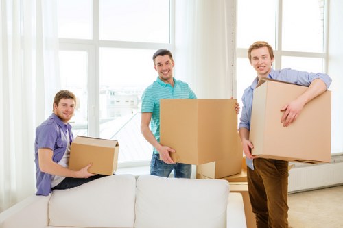 Local removal services in Millhill handling furniture and boxes