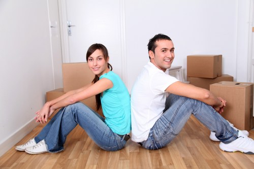 Moving truck used for furniture transport and deliveries in Mill Hill