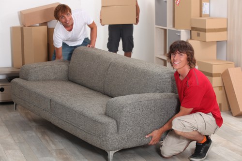 Staff preparing for a smooth commercial move in Millhill