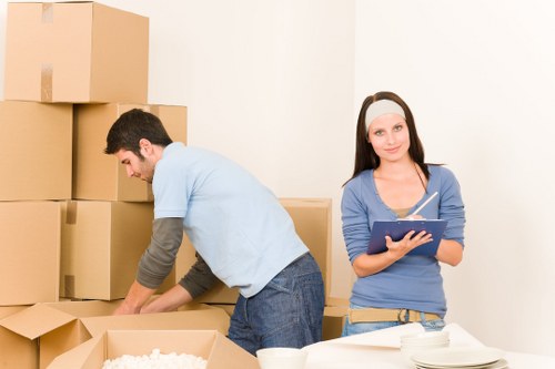 Local removals crew managing urgent office moving tasks in Mill Hill