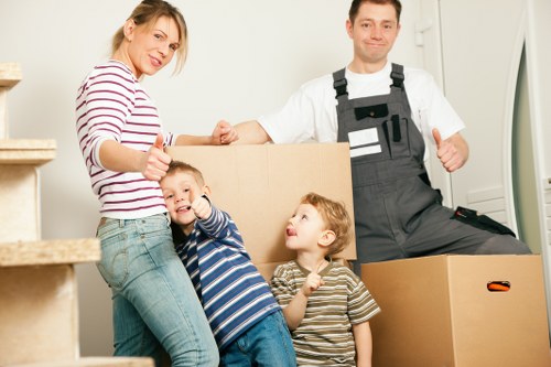 Efficient moving team providing packing services in Millhill for relocation day